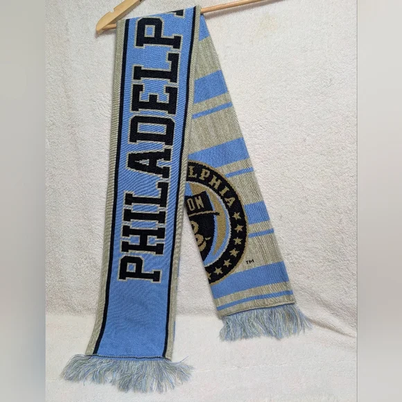 Philadelphia Union MLS Blue Scarf Adidas Philly Sports Team 2012 - Picture 1 of 9